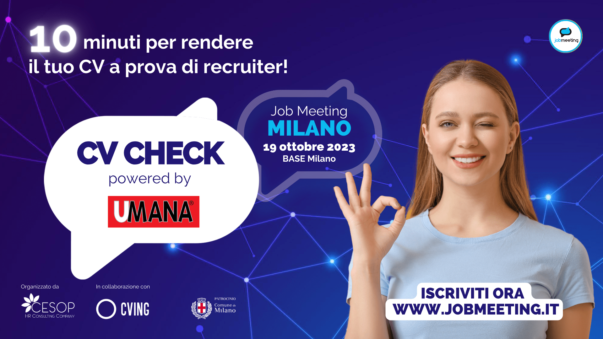Vieni a conoscere Umana al Job Meeting Milano!