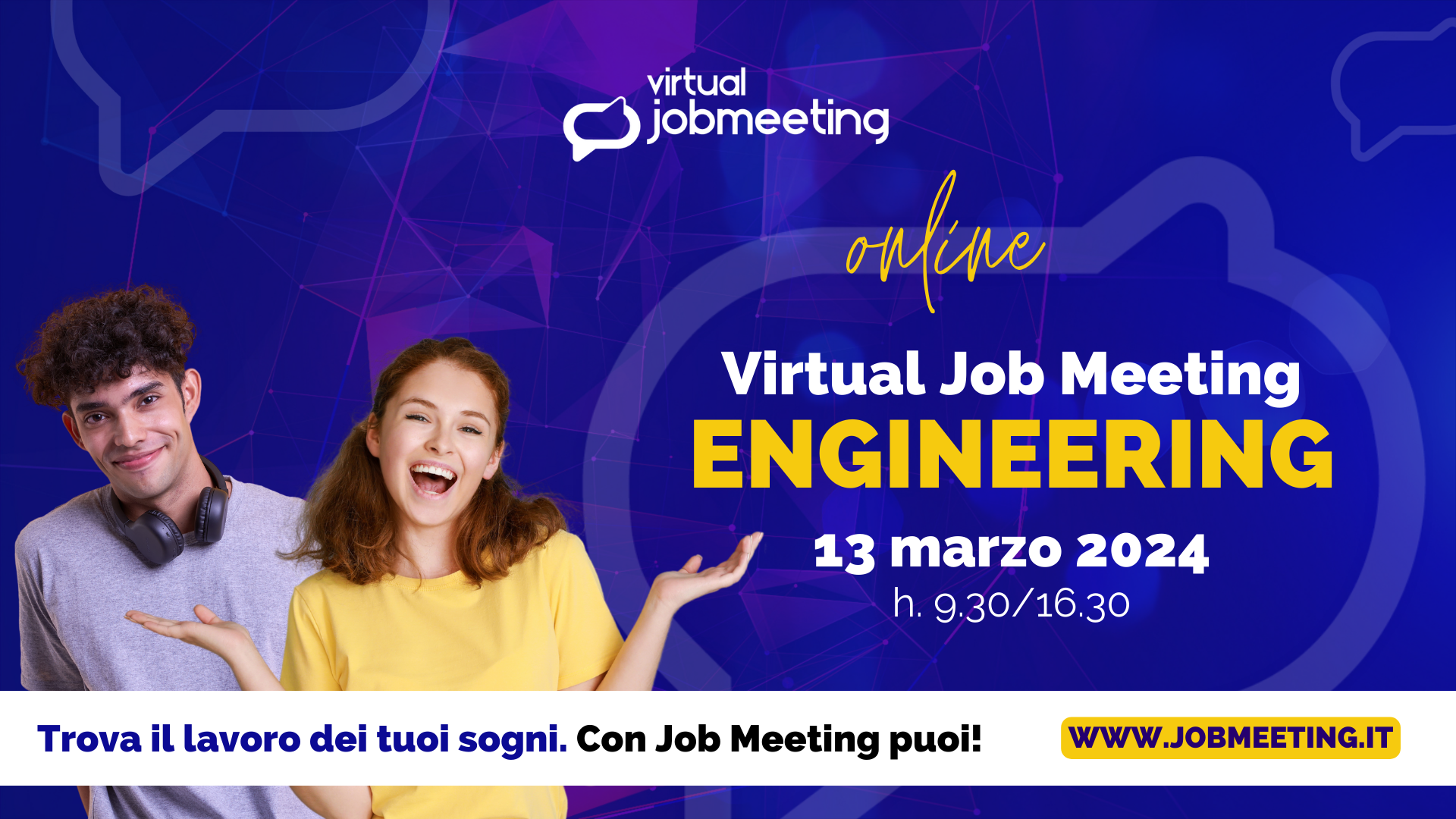 Il 13 marzo torna l’evento virtuale per i futuri ingegneri